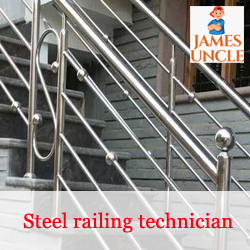 Steel railing technician, supplier Mr. Biswajit Bir in Belgharia